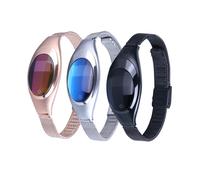 (Gold) 0.49" OLED IP67 Waterproof Heart Rate Blood Pressure Monitor Women Smart Bracelet