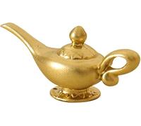 Gold 1/12 Miniature Aladdin Genie Lamp Decoration, Genie Lamp, Dollhouse Accessories, Miniature Scene Model, Dollhouse Decor Accessories