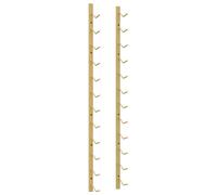 (gold, 1) vidaXL Wall Wine Rack for 12 Bottles Drinking Holder Wine Storage Whisky Rack