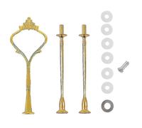 (Gold) 10 Pcs Cake Stand Accessories Kit, 3 Tier Cake Stand Tiered Tray