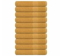 (gold, 100 x 200 cm/ 10 pcs) vidaXL Towels Kitchen Tea Towel Dish Towel Wash Towel 360 gsm 100% Cotton