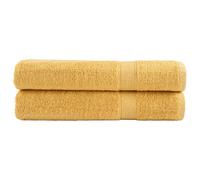 (gold, 100 x 200 cm) vidaXL Premium Sauna Towels Absorbent Bath Towel 2 pcs Grey 600gsm 100% Cotton