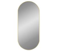(gold, 100 x 45 cm) vidaXL Wall Mirror Oval Hall Vanity Toilet Hanging Mirror Multi Colours/Sizes
