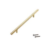 (Gold, 12*500*320mm) 64-320mm Hole T Bar Bathroom Kitchen Cupboard Drawer Cabinet Door Handle