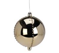 Urbn-Living Urbnliving 15Cm Height Gold Led Light Up Ball Christmas Tree Warm White Timer Indoor Outdoor Decoration