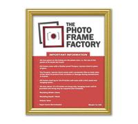 (Gold, 18x12 Inch) New Antique Traditional Wooden Effects Picture Photo Frames