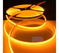 (gold, 1m) 1-10m COB LED Strip Light 220V Flexible Tape Lights Smart IC No Need Driver High Bright 240 LEDs Linear Lighting RA95