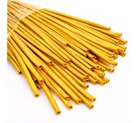 Gold 260Q Latex Twisting Balloons 50 Pack Long Sculpting Strips for Creative Artistry Party Decor Elegant Event Modeling & DIY Floral Design Shapes Craft Kit