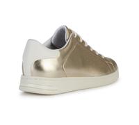 Geox Women's D Jaysen B Sneaker, Lt Gold Optic White, 3 UK