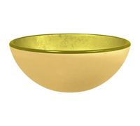 vidaXL Basin Tempered Glass 30x12 cm Gold, Gold