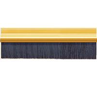 Gold 30Mm Brush Strip Door Draft Excluder - 914Mm - 36" Inches Long