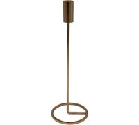 (Gold 31cm, 1) Metal Candlestick Taper Candle Holder Stand Home Décor Wedding Table Centrepiece