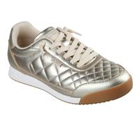 Skechers Women's Bobs Billie Wild Comfort Sneaker, Gold Pu, 4 UK