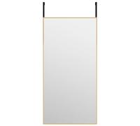 (gold, 40 x 80 cm) vidaXL Door Mirror Glass and Aluminium Hanging Mirror Black/Gold Multi Sizes