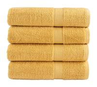 (gold, 70 x 140 cm/ 4 pcs) vidaXL Premium Sauna Towels Guest Bath Towel 10 pcs Grey 600gsm 100% Cotton