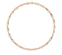 GOLD 9ct Italian Gold Twisted Ribbon Bangle 2.23g 9CT YELLOW GOLD