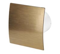 (Gold ABS) 125mm Humidity Sensor Extractor Fan Front Panel ESCUDO Wall Ceiling Ventilation