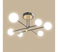 Gold Adjustable Height Iron and Glass Stair Pendant Chandelier, Large Lights for Villa & High Ceilings (18 lights)