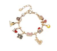 Gold Album Reputation Year 90s Photo Lobster Clasp Singer Bangle Sunglasses Glasses Adjustable Size Plus Red TS Taylor Charms Chunky Womens Girls Gift Stocking Filler European Style Charm Bracelet