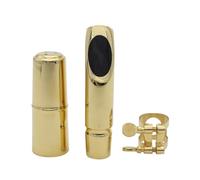 Gold Alto Saxophone Mouthpiece 5C 6C 7C 8C E Flat Metal Sax Mouthpiece Saxophone Parts Woodwind Instrument Accessories (Color : 6C)