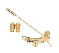 Gold Aluminum Alloy Guitar Tailpiece Tremolo Replacement, Electric Guitar Vibrato Bridge Stop Bar with Accurate Tuning Adjustment for LP SG Guitars, Enhanced Sustain and