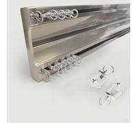 Gold Aluminum Curtain Track 2.1mEasy Install Ceiling Mount Rails for Home Decor Office Dividers Hotels & MoreStylish Durable & Versatile Curtain Solution