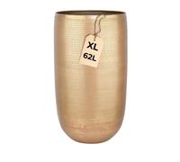 Gold Aluminum Flower Pot 65 cm Planter Handmade Oriental Indian