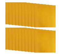 Gold Aluminum Foil - Heavy Duty Sheets, Embossed Crafting Foil | Premium 20-Piece 5.9x5.9 Inch Material with Durable Texture, Flexible Tooling Design for Painting Engraving Mounting
