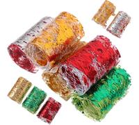 Gold and Silver Foil Mesh Gauze Nail Art Decor, 1 Box | Versatile Nail Designs for Acrylic Nails and Natural Nails, Professional Use, Salon Styling, Unique Look