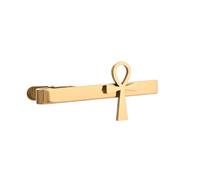 Gold and Silver Plating Chi-Rho Cross Fleur De Lis Hexagram Various Patterns for Men Tie Clip Father Jewelry, moderation, stainless steel, No Gemstone
