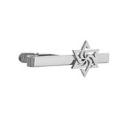 Gold and Silver Plating Chi-Rho Cross Fleur De Lis Hexagram Various Patterns for Men Tie Clip Father Jewelry, moderation, stainless steel, No Gemstone