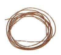 Gold and Silver Wire,Non Tarnish Craft Wire,Embroidery Thread,Copper Wire,Sewing Stitching Gloss 1.5mm Dia. Manual DIY String (Coffee line)