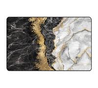 (gold and white, 190 x 300 cm) vidaXL Rug Washable Patchwork Anti Slip Home Floor Carpet Floor Area Rug Mat