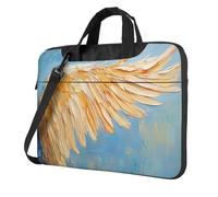 Gold Angel'S Wing Laptop Bag Laptop Case 15.6 Inch Computer Bags Padded Sleeve Cover For Women Men