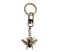 Alice Wheeler Bee Keyring Vegan Leather (Gold)