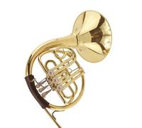 Gold B-flat Three-key Single-row French Horn Brass Lacquer Gold Student French Horn With Case French Horn kit