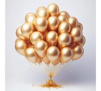 Gold Balloons 10 Inch Plain Balloon Pack Kids Party Balloon Garland Decorations Boys Girls Baby Shower Anniversaries Birthday Wedding Celebrations 100 Pack