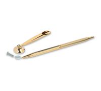 Gold Ballpoint Twist Pen Kit with Holder