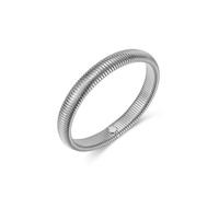 Gold Bangle Bracelet for Women Chunky Stretch Bracelet Chunky Gold Bangles Set Stainless Steel Wide Chain Bracelet Trendy Jewelry Gifts, L, Stainless Steel, no gemstone