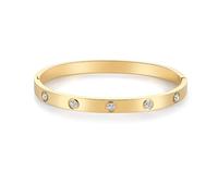Gold Bangle Bracelets for Women Trendy Stack Love Friendship Jewelry