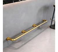 Gold Bar Foot Rest Rail Kit 15 13 10 9 8 7 6 5 4 3 Ft Long, Heavy Duty Footrest Kick Bar for Kitchen Island/Dining Tables/Commercial Restaurants(L 370cm/12ft)