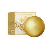 Gold Bath Ball, Bubble Bath Salt Ball, Bath Bombs, Natural Handmade Bath Spa Fizzles Marvelous Salts to Moisturize Skin and Relieve Stress, Romantic Gifts for Women (1)