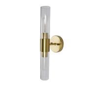 Gold Bathroom Light Acrylic Indoor Lamp, Wall Lighting Up and Down Vanity Lights Fixtures for Living Room Hallway Kitchen