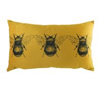 Bee Portrait Cushion - Gold / 30cm x 50cm