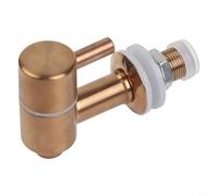 Gold Beverage Dispenser Tap, Juice and Wine Spigot Faucet with Filter, Pure Copper Construction for 16-24mm Hole Diameter Bar Sinks,