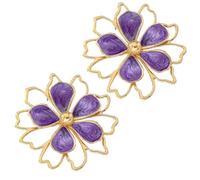 Gold Big Flower Dangle Earrings Boho Large Flower Statement Earrings Irregular Petal Earring Unique Trendy Wedding Holiday Jewelry