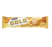 Gold Billions Wafer 39.5g Bar (Pack Of 48) Tasty Treat Delicious Perfect For Sharing With Friends And Family