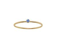 Gold Birthstone Rings for Women, 14k Gold Plated, Stackable Ring, Delicate Zirconia Ring, Engagement and Promise Ring, Personalized Jewelry, Stainless Steel, No