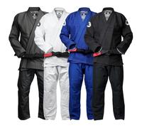 Gold BJJ Foundation Gi - Pearl Weave Jiu Jitsu Gi for Men and Women - IBJJF Competition Legal BJJ Gi (Black, A2)