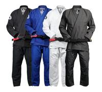 Gold BJJ Foundation Gi - Pearl Weave Jiu Jitsu Gi for Men and Women - IBJJF Competition Legal BJJ Gi, Grey, A2H